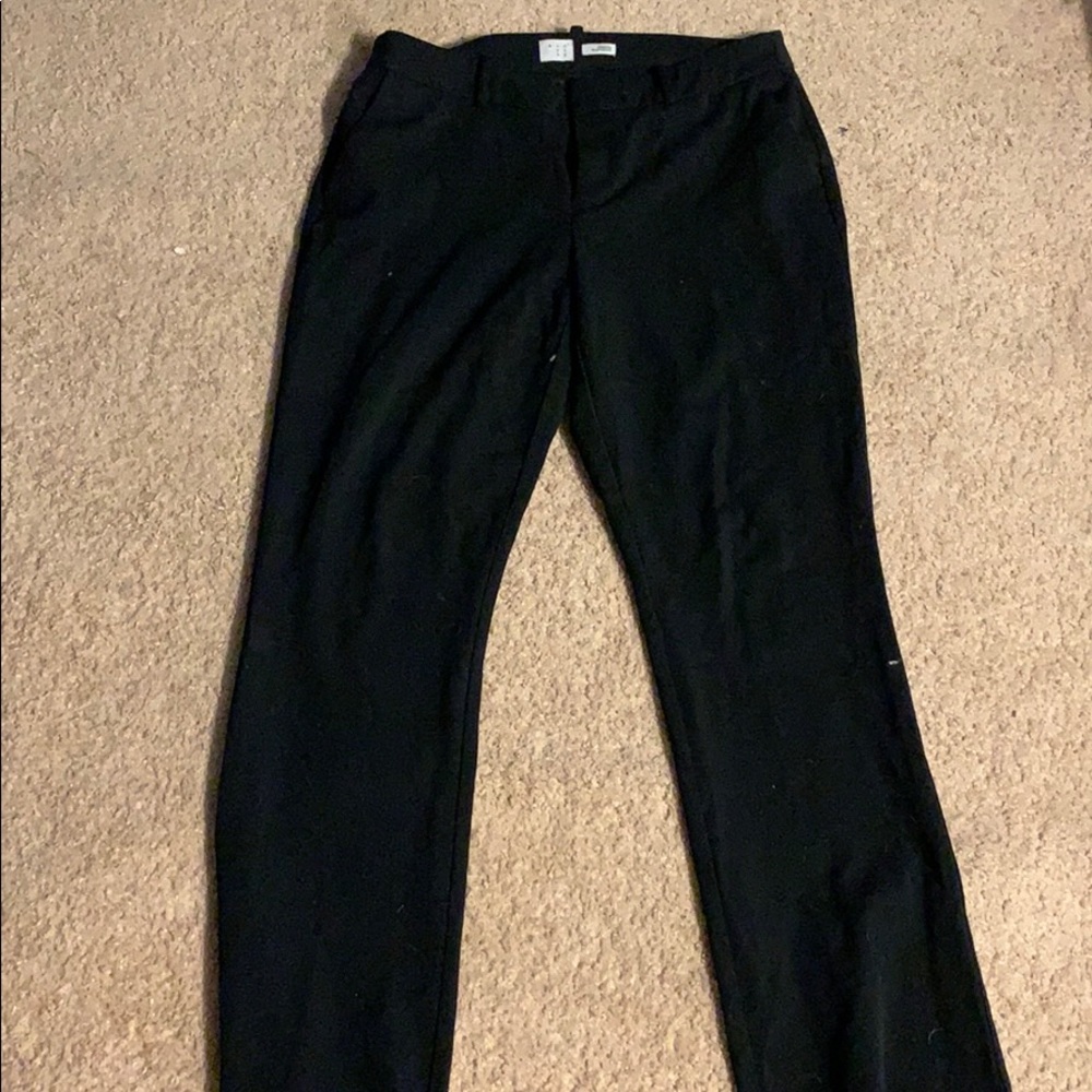 black slacks
